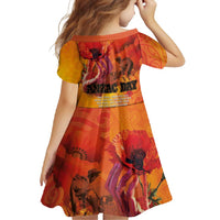 Australia and New Zealand ANZAC Day Family Matching Tank Maxi Dress and Hawaiian Shirt Soldiers Memories - Red Poppies with Aboriginal and Maori Art LT03 - Polynesian Pride
