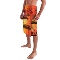 Australia and New Zealand ANZAC Day Lavalava Soldiers Memories - Red Poppies with Aboriginal and Maori Art LT03 - Polynesian Pride