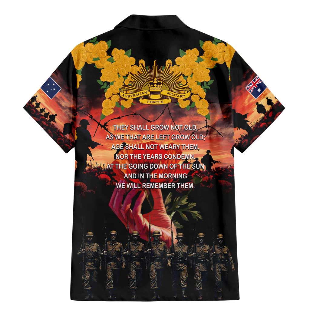 Australia ANZAC Day Family Matching Mermaid Dress and Hawaiian Shirt Forever in My Thoughts LT03 - Polynesian Pride