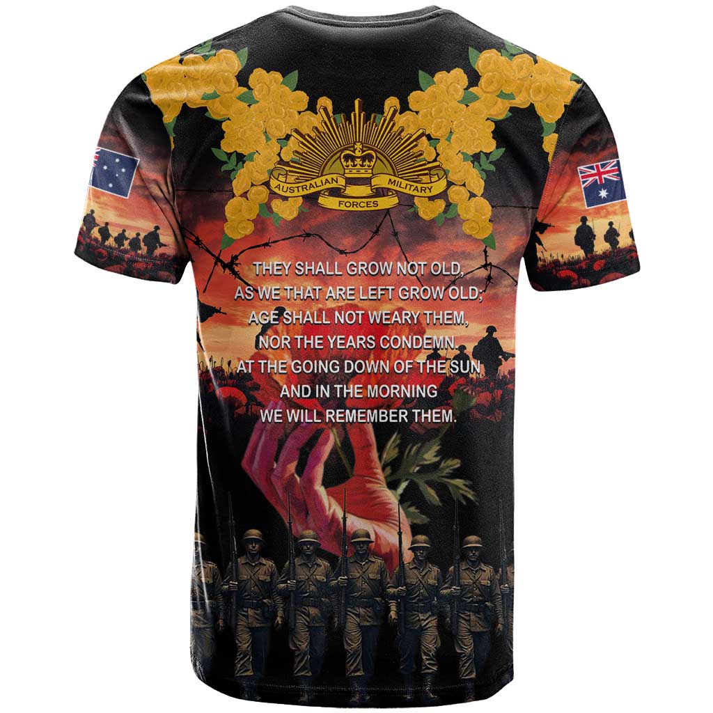Australia ANZAC Day T Shirt Forever in My Thoughts