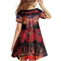 New Zealand ANZAC Day Family Matching Off Shoulder Maxi Dress and Hawaiian Shirt Forever in My Thoughts LT03 - Polynesian Pride