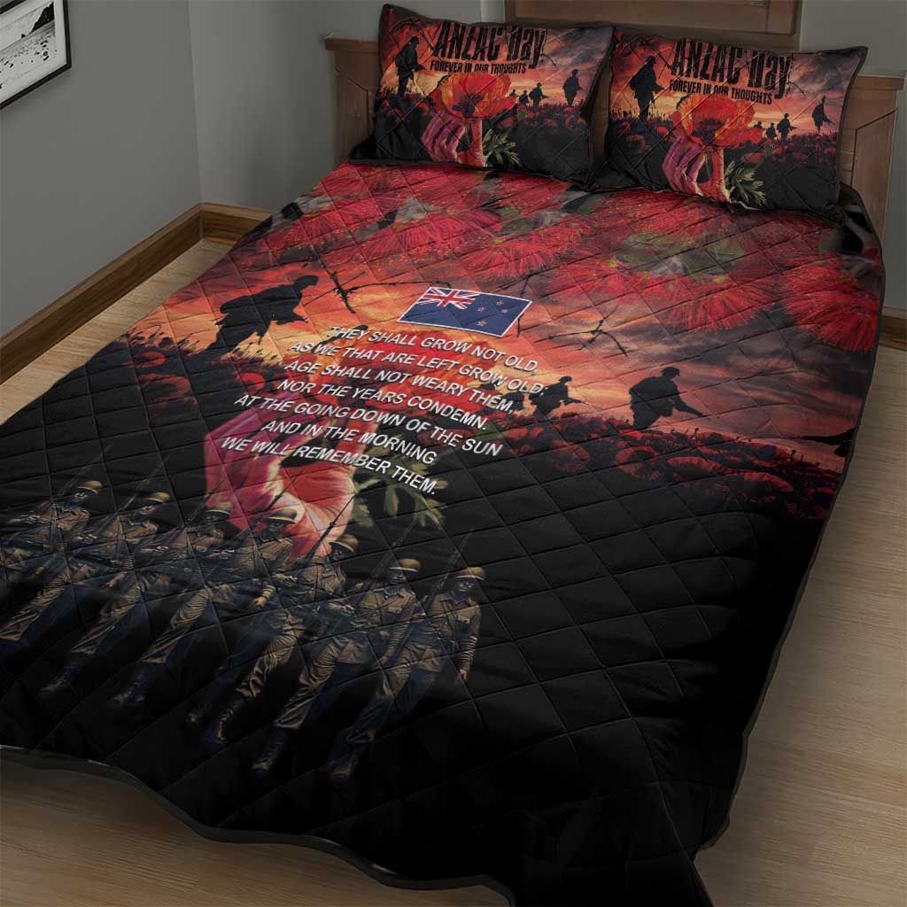 New Zealand ANZAC Day Quilt Bed Set Forever in My Thoughts LT03 - Polynesian Pride