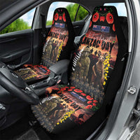 Australia and New Zealand ANZAC Day Car Seat Cover Kangaroo and Kiwi Bird Soldier - Forever in My Thoughts LT03 - Polynesian Pride