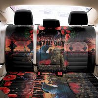 New Zealand ANZAC Day Back Car Seat Cover Tui Bird and Kiwi Bird Soldier - Forever in My Thoughts LT03 - Polynesian Pride