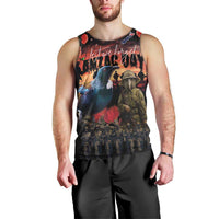 New Zealand ANZAC Day Men Tank Top Tui Bird and Kiwi Bird Soldier - Forever in My Thoughts LT03 - Polynesian Pride