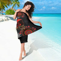 Australia and New Zealand ANZAC Day Sarong Aboriginal and Maori Art Pattern - Gallipoli Lest We Forget