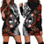 Australia and New Zealand Together Hoodie Dress Aboriginal and Maori Art Tattoo