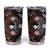 Australia and New Zealand Together Tumbler Cup Aboriginal and Maori Art Tattoo