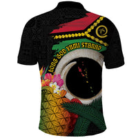 Vanuatu Selebretem 44th Indipendens Dei Polo Shirt Sand Drawing Turtle Melanesian Vibes LT03 - Polynesian Pride