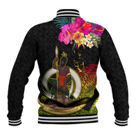 Vanuatu Ni-Van Baseball Jacket Coat of Arms Sand Drawing
