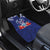 Guam Liberation Day Car Mats The Tribal Latte Stone and Dolphins with Hibiscus Chamorro Culture