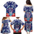 Guam Liberation Day Family Matching Puletasi and Hawaiian Shirt The Tribal Latte Stone and Dolphins with Hibiscus Chamorro Culture