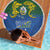 Solomon Islands Beach Blanket The Guardians-Tribal Crocodile and Shark Melanesian Tattoo