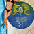 Solomon Islands Beach Blanket The Guardians-Tribal Crocodile and Shark Melanesian Tattoo