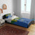Solomon Islands Bedding Set The Guardians-Tribal Crocodile and Shark Melanesian Tattoo