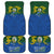 Solomon Islands Car Mats The Guardians-Tribal Crocodile and Shark Melanesian Tattoo