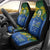 Solomon Islands Car Seat Cover The Guardians-Tribal Crocodile and Shark Melanesian Tattoo