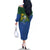 Solomon Islands Family Matching Off The Shoulder Long Sleeve Dress and Hawaiian Shirt The Guardians-Tribal Crocodile and Shark Melanesian Tattoo