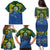 Solomon Islands Family Matching Puletasi and Hawaiian Shirt The Guardians-Tribal Crocodile and Shark Melanesian Tattoo