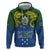 Solomon Islands Hoodie The Guardians-Tribal Crocodile and Shark Melanesian Tattoo