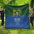 Solomon Islands Quilt The Guardians-Tribal Crocodile and Shark Melanesian Tattoo