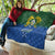 Solomon Islands Quilt The Guardians-Tribal Crocodile and Shark Melanesian Tattoo