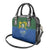 Solomon Islands Shoulder Handbag The Guardians-Tribal Crocodile and Shark Melanesian Tattoo