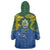 Solomon Islands Wearable Blanket Hoodie The Guardians-Tribal Crocodile and Shark Melanesian Tattoo