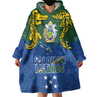 Solomon Islands Wearable Blanket Hoodie The Guardians-Tribal Crocodile and Shark Melanesian Tattoo LT03 - Polynesian Pride