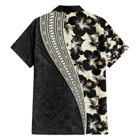 Bula Hibiscus Festival Family Matching Long Sleeve Bodycon Dress and Hawaiian Shirt Tapa Pattern Half Style LT03 - Polynesian Pride