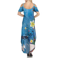 Aloha Hawaiian Monk Seal Family Matching Summer Maxi Dress and Hawaiian Shirt Polynesian Tattoo The Ocean and Undersea Vibe LT03 - Polynesian Pride