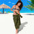 Hawaiian Turtle and Plumeria Sarong Polynesian Tattoo and Tribal Elements Pattern Yellow Color