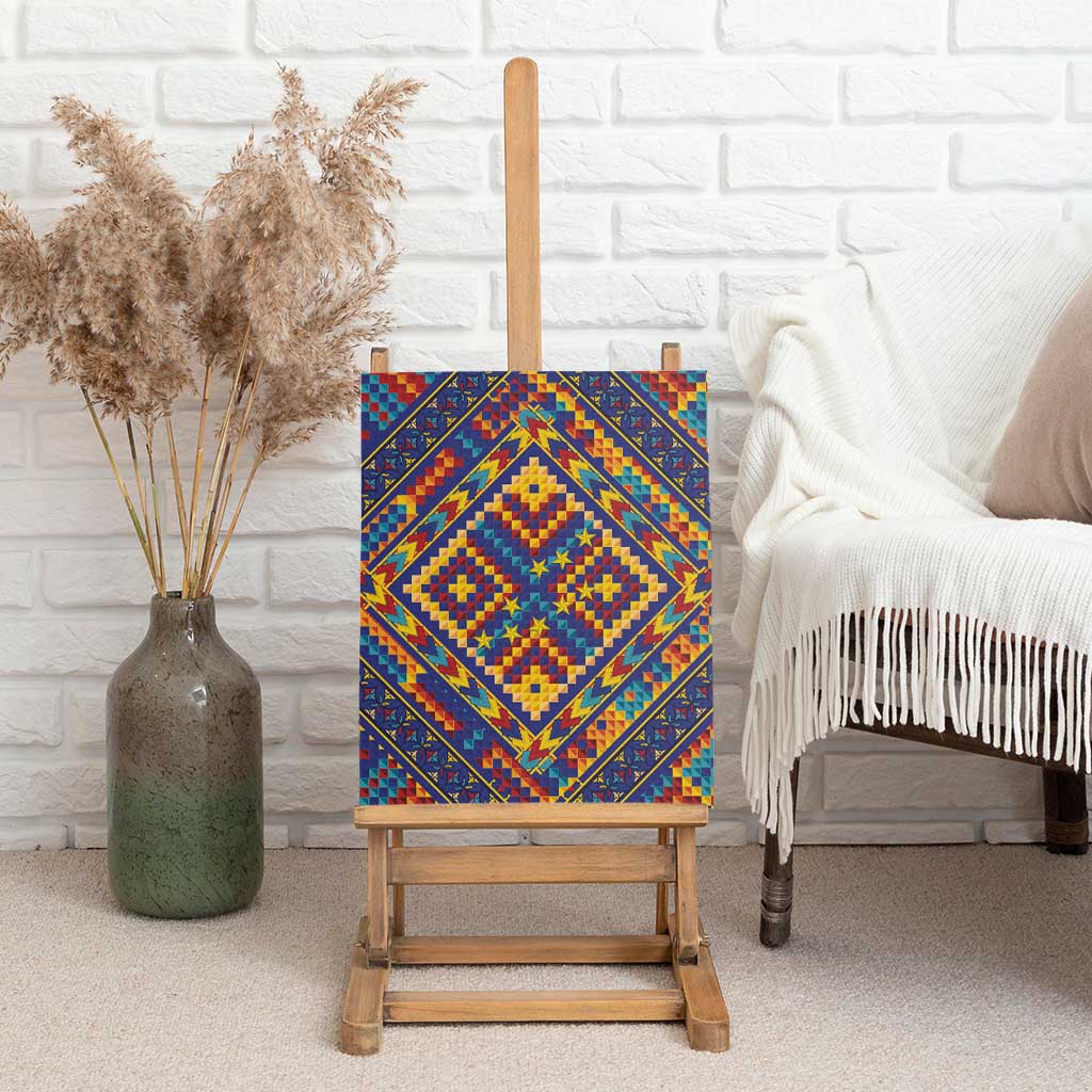 Kolose-Tuvalu Crochet Canvas Wall Art with Polynesian and Pacific Tattoos - Polynesian Pride