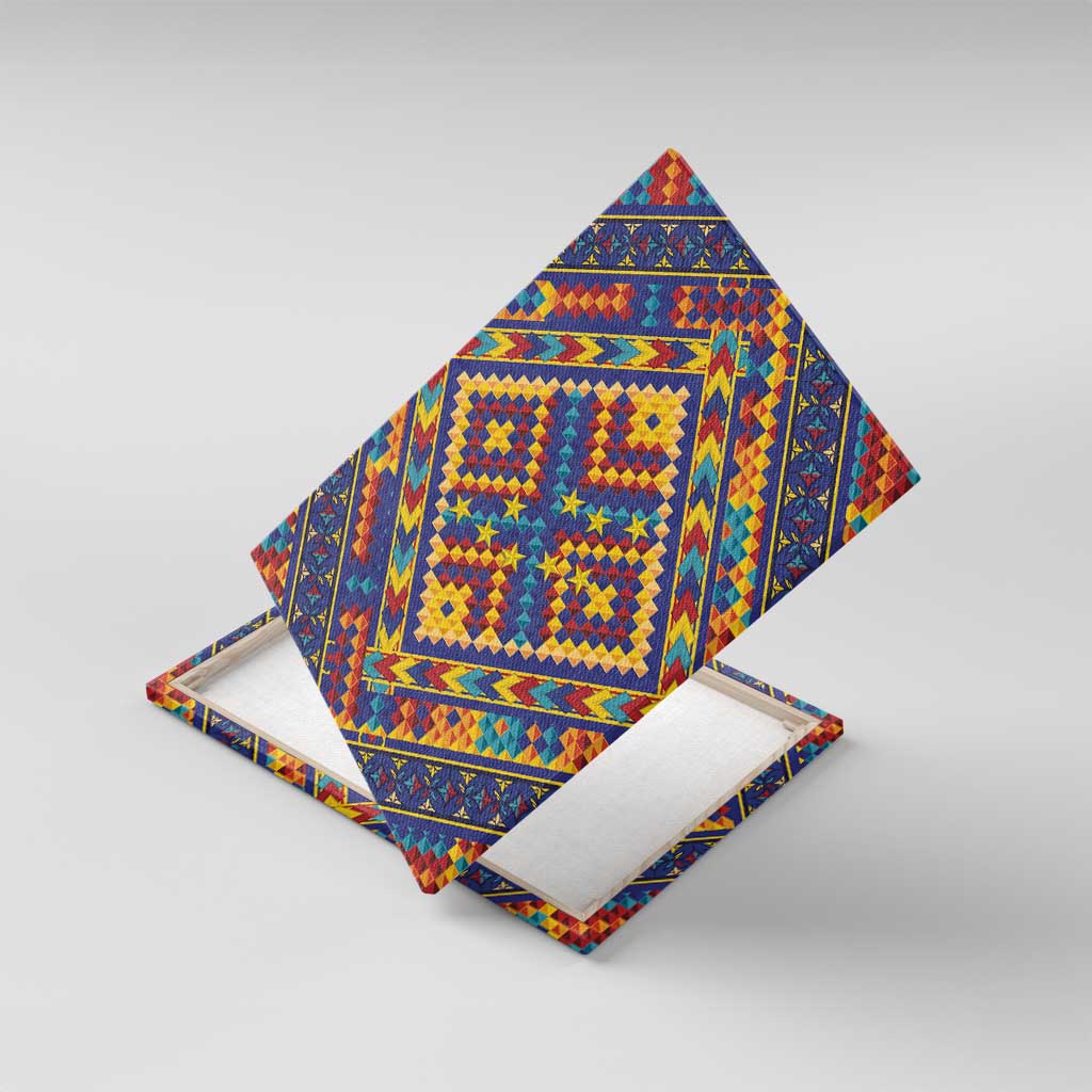 Kolose-Tuvalu Crochet Canvas Wall Art with Polynesian and Pacific Tattoos - Polynesian Pride