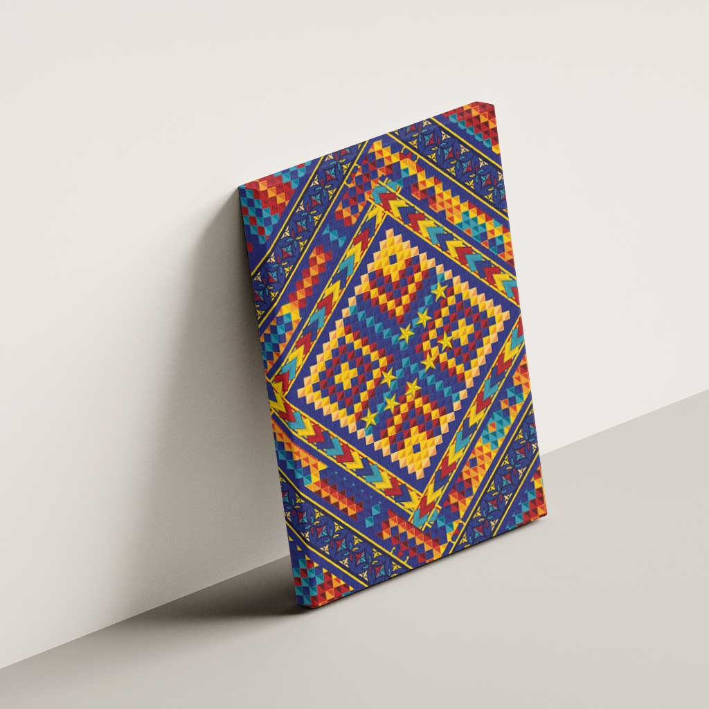 Kolose-Tuvalu Crochet Canvas Wall Art with Polynesian and Pacific Tattoos - Polynesian Pride