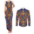 Kolose-Tuvalu Crochet Couples Matching Tank Maxi Dress and Long Sleeve Button Shirt with Polynesian and Pacific Tattoos - Polynesian Pride