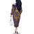 Kolose-Tuvalu Crochet Family Matching Off The Shoulder Long Sleeve Dress and Hawaiian Shirt with Polynesian and Pacific Tattoos - Polynesian Pride
