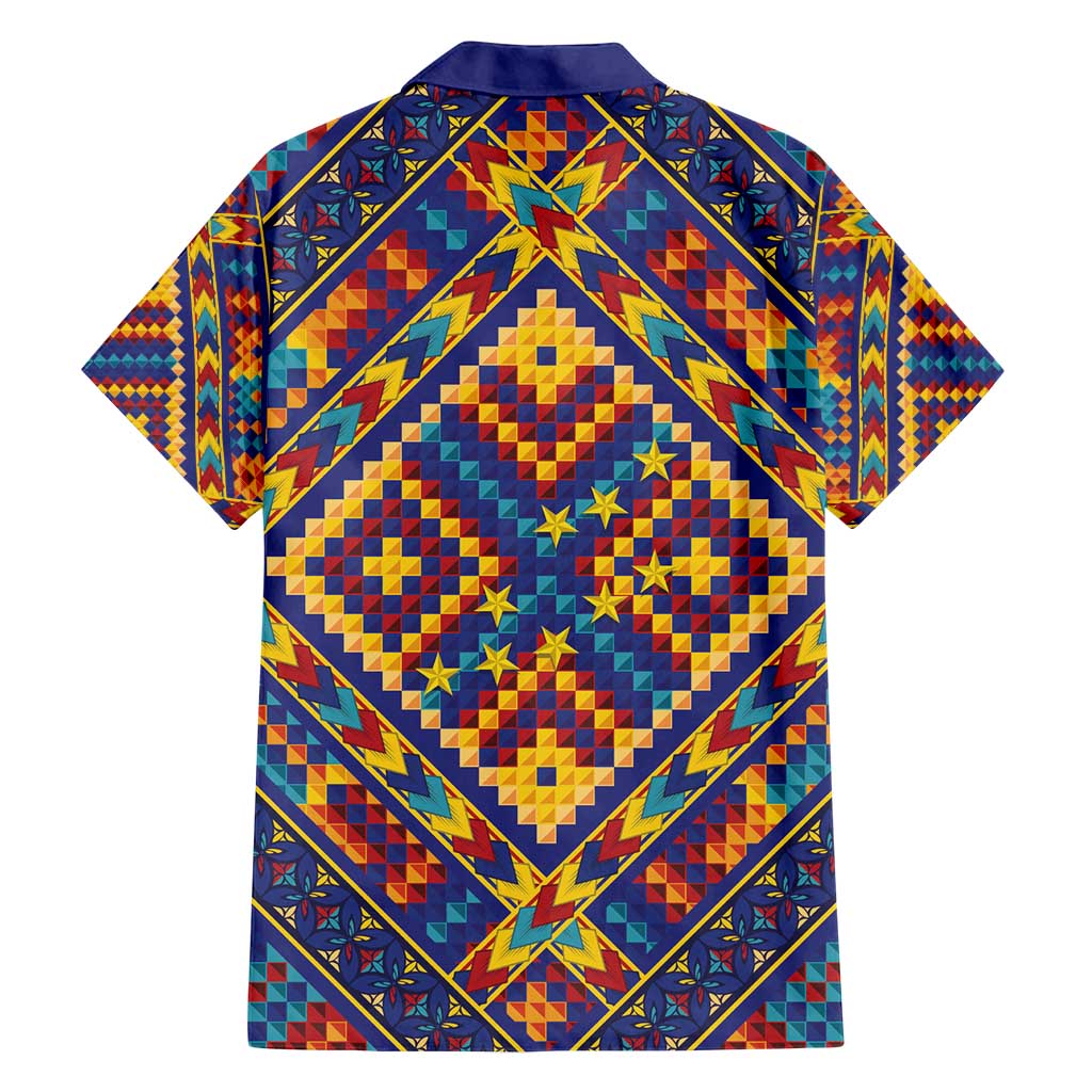 Kolose-Tuvalu Crochet Family Matching Off Shoulder Short Dress and Hawaiian Shirt with Polynesian and Pacific Tattoos LT03 - Polynesian Pride