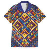 Kolose-Tuvalu Crochet Family Matching Puletasi and Hawaiian Shirt with Polynesian and Pacific Tattoos - Polynesian Pride