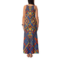 Kolose-Tuvalu Crochet Family Matching Tank Maxi Dress and Hawaiian Shirt with Polynesian and Pacific Tattoos LT03 - Polynesian Pride