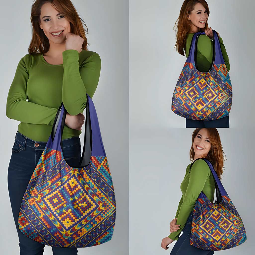 Kolose-Tuvalu Crochet Grocery Bag with Polynesian and Pacific Tattoos - Polynesian Pride