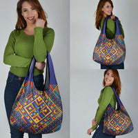 Kolose-Tuvalu Crochet Grocery Bag with Polynesian and Pacific Tattoos - Polynesian Pride