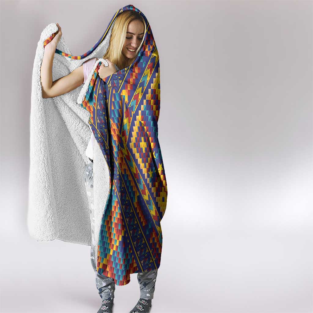 Kolose-Tuvalu Crochet Hooded Blanket with Polynesian and Pacific Tattoos - Polynesian Pride