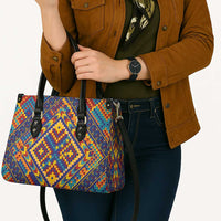 Kolose-Tuvalu Crochet Leather Bag with Polynesian and Pacific Tattoos - Polynesian Pride