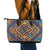 Kolose-Tuvalu Crochet Leather Tote Bag with Polynesian and Pacific Tattoos - Polynesian Pride