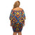 Kolose-Tuvalu Crochet Off Shoulder Short Dress with Polynesian and Pacific Tattoos - Polynesian Pride
