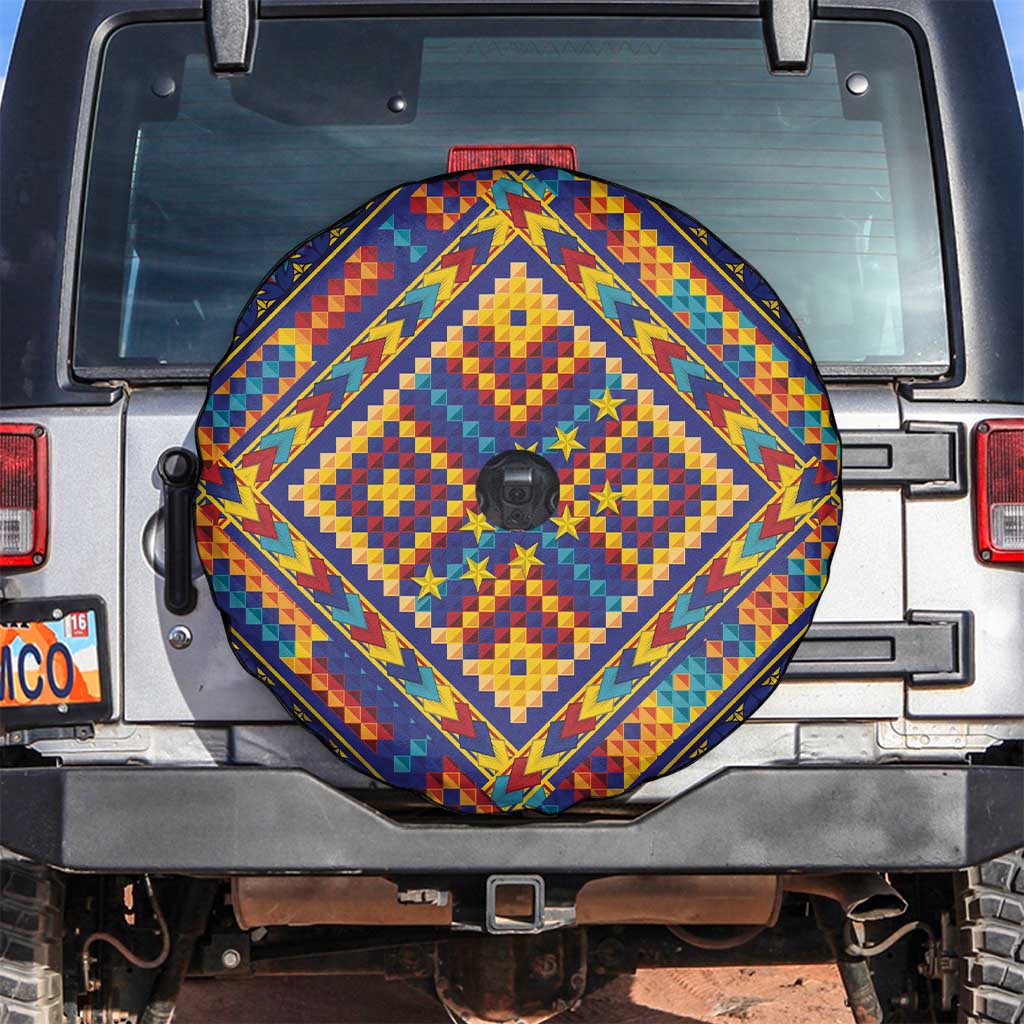 Kolose-Tuvalu Crochet Spare Tire Cover with Polynesian and Pacific Tattoos - Polynesian Pride