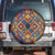 Kolose-Tuvalu Crochet Spare Tire Cover with Polynesian and Pacific Tattoos - Polynesian Pride