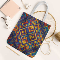 Kolose-Tuvalu Crochet Tote Bag with Polynesian and Pacific Tattoos - Polynesian Pride