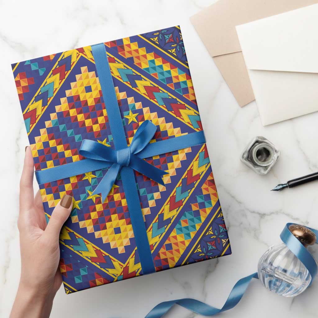 Kolose-Tuvalu Crochet Wrapping Paper with Polynesian and Pacific Tattoos - Polynesian Pride